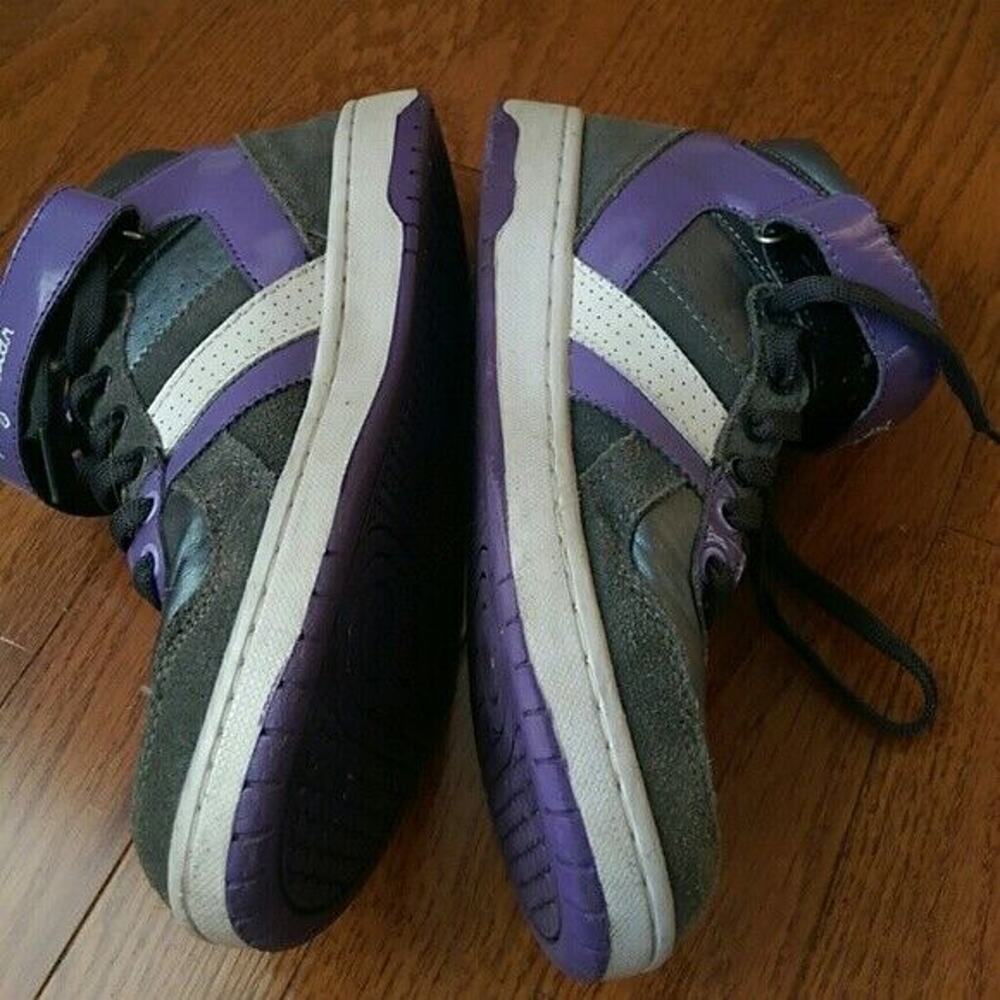 Australian Sneakers - Grey, Purple, White - Size 5 - Picture 6 of 8